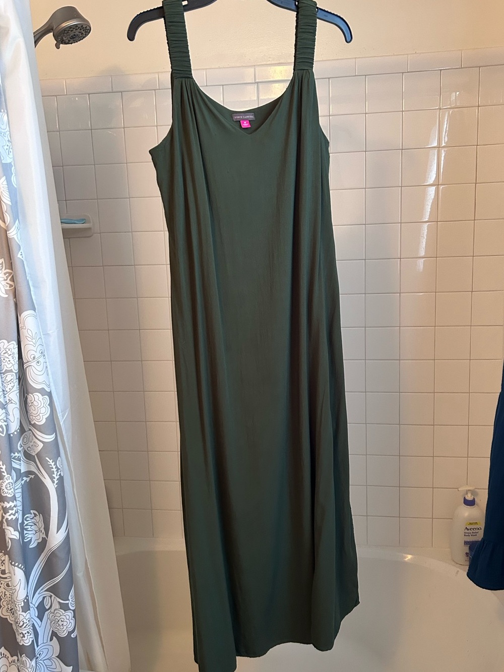Vince Camuto Olive Green Maxi Dress